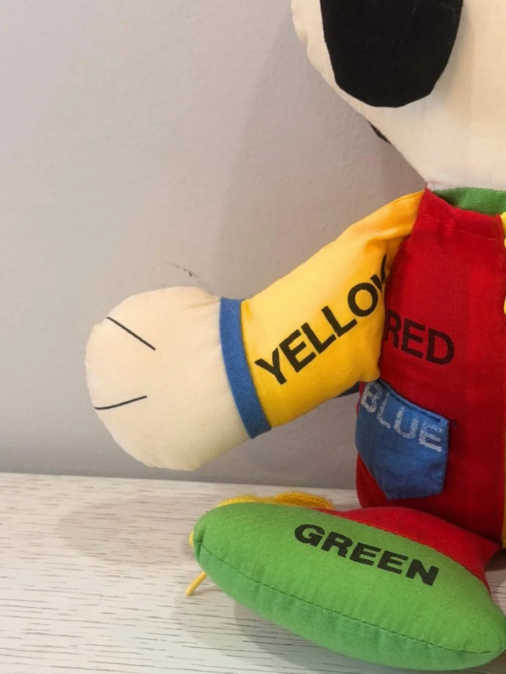 Vintage 1968 Learn & Play Peanuts Snoopy Doll Teach Me to Dress Activity Toy